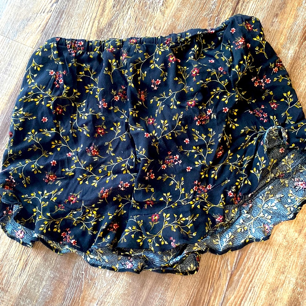 Floral Lounge shorts with drawstring